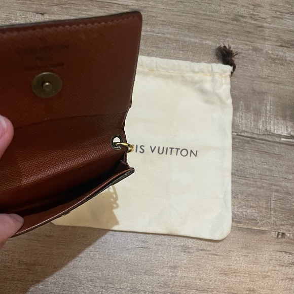 Vintage Louis Vuitton Monogram Card Case Micro Crossbody/Keychain - Picture 5 of 6